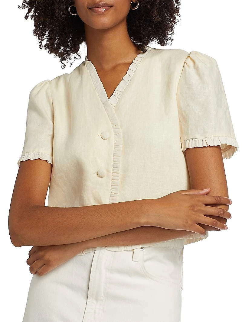 Bess Linen Top