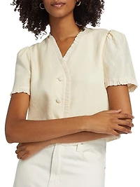 Bess Linen Top