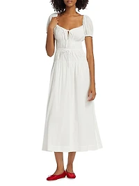 Rhett Cotton-Blend Midi-Dress