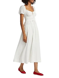 Rhett Cotton-Blend Midi-Dress