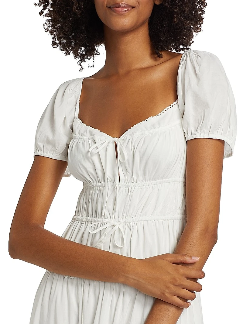Rhett Cotton-Blend Midi-Dress