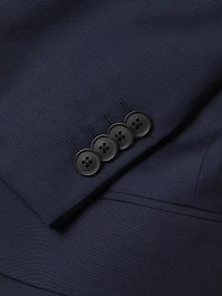Tailored-Fit Two-Button Wool Suit