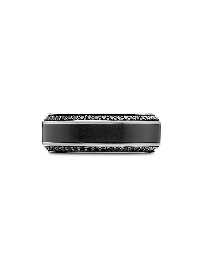 Beveled Band Ring Titanium