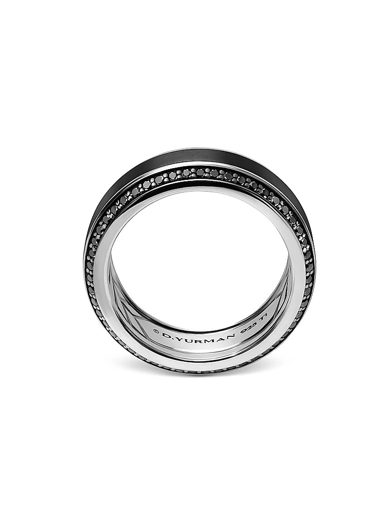 Beveled Band Ring Titanium
