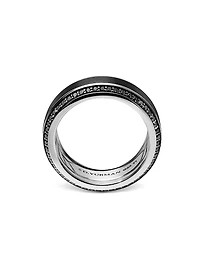 Beveled Band Ring Titanium