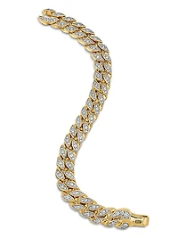 Curb Chain Bracelet in 18K Yellow Gold