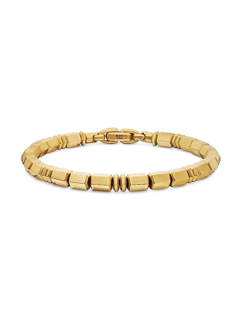 Spiritual Beads Bracelet 18K Yellow Gold, 6MM