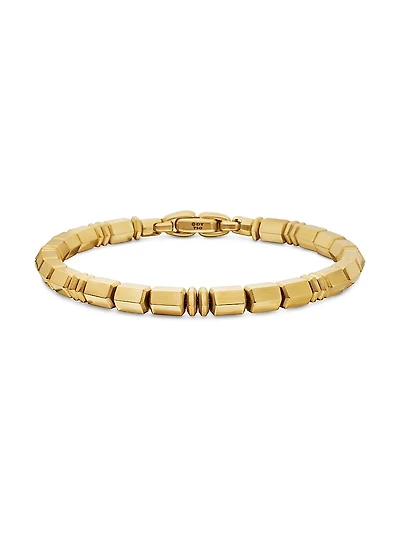 Spiritual Beads Bracelet 18K Yellow Gold, 6MM