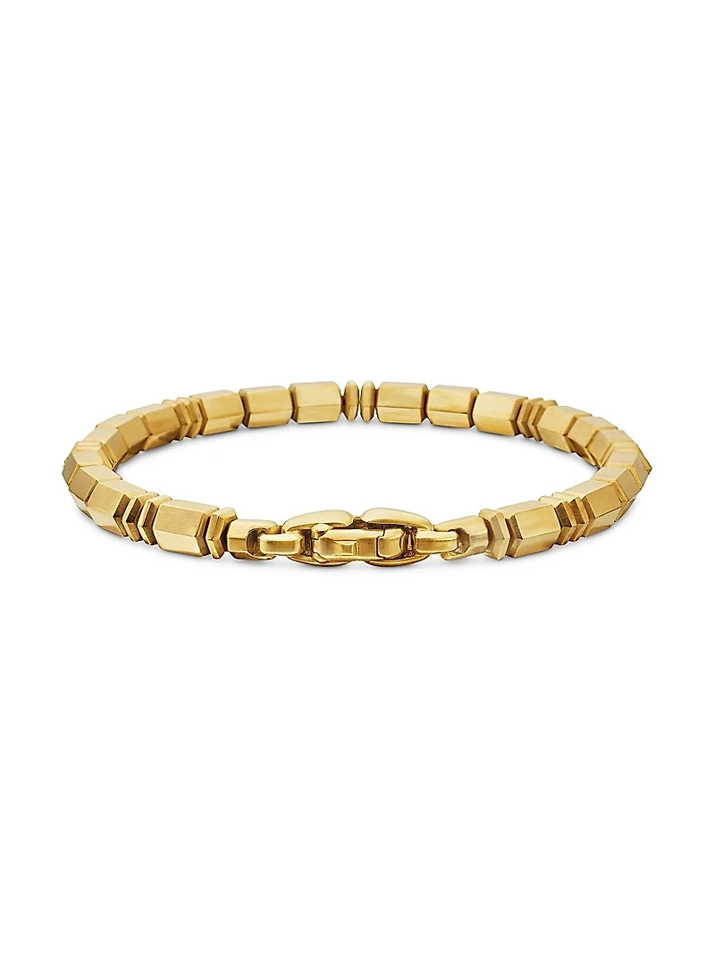 Spiritual Beads Bracelet 18K Yellow Gold, 6MM