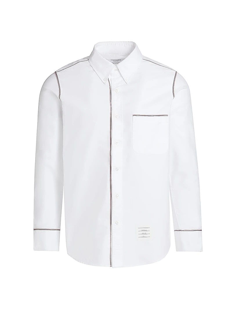 Cotton Straight-Fit Oxford Shirt