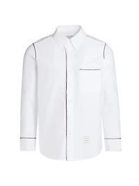 Cotton Straight-Fit Oxford Shirt