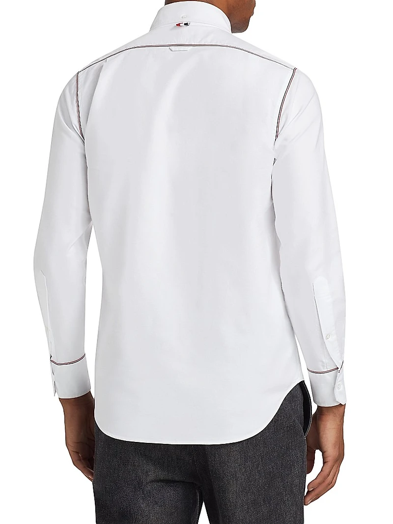 Cotton Straight-Fit Oxford Shirt