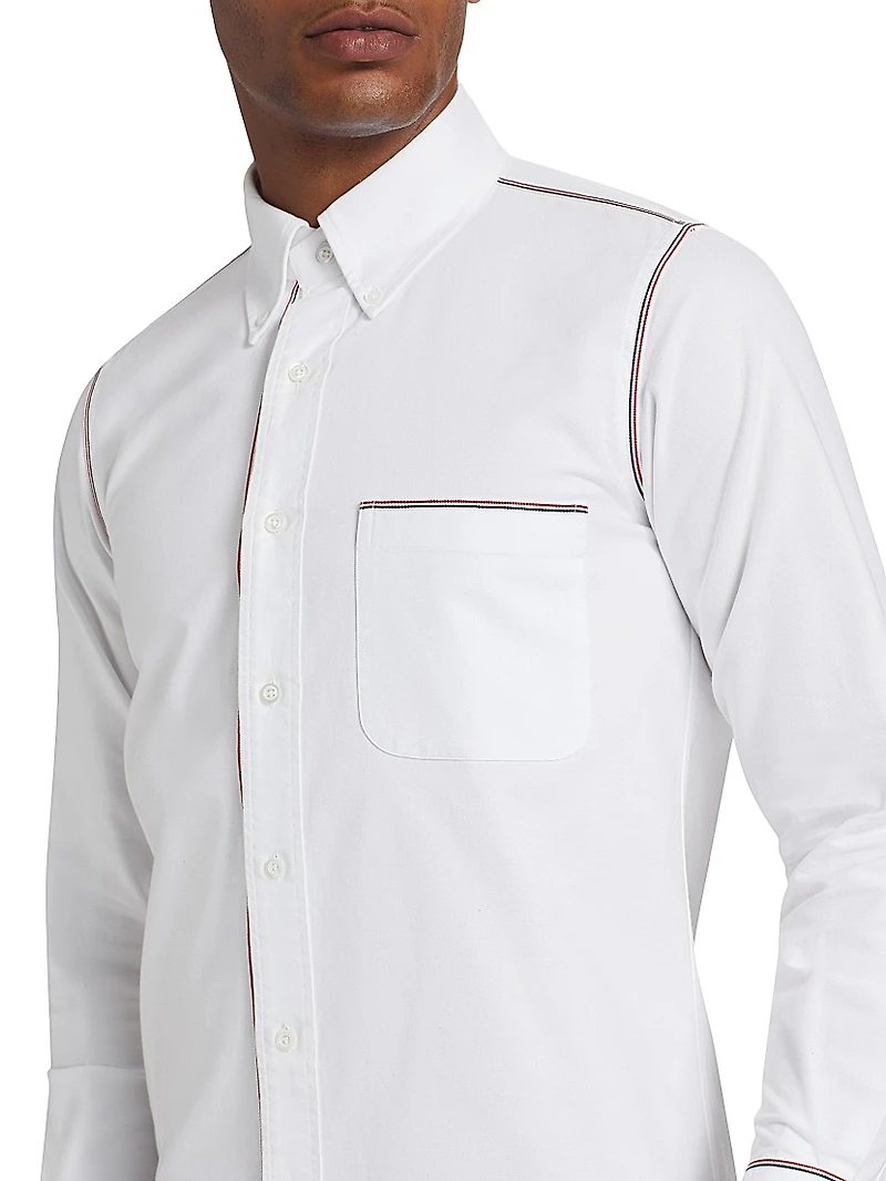 Cotton Straight-Fit Oxford Shirt
