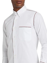 Cotton Straight-Fit Oxford Shirt