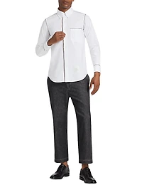 Cotton Straight-Fit Oxford Shirt