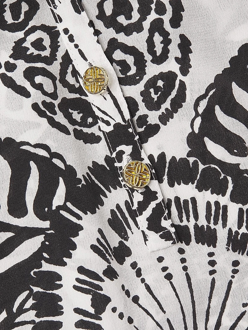Elsa Silk Print Top