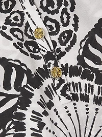 Elsa Silk Print Top