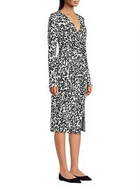 Odella V-Neck Midi-Dress