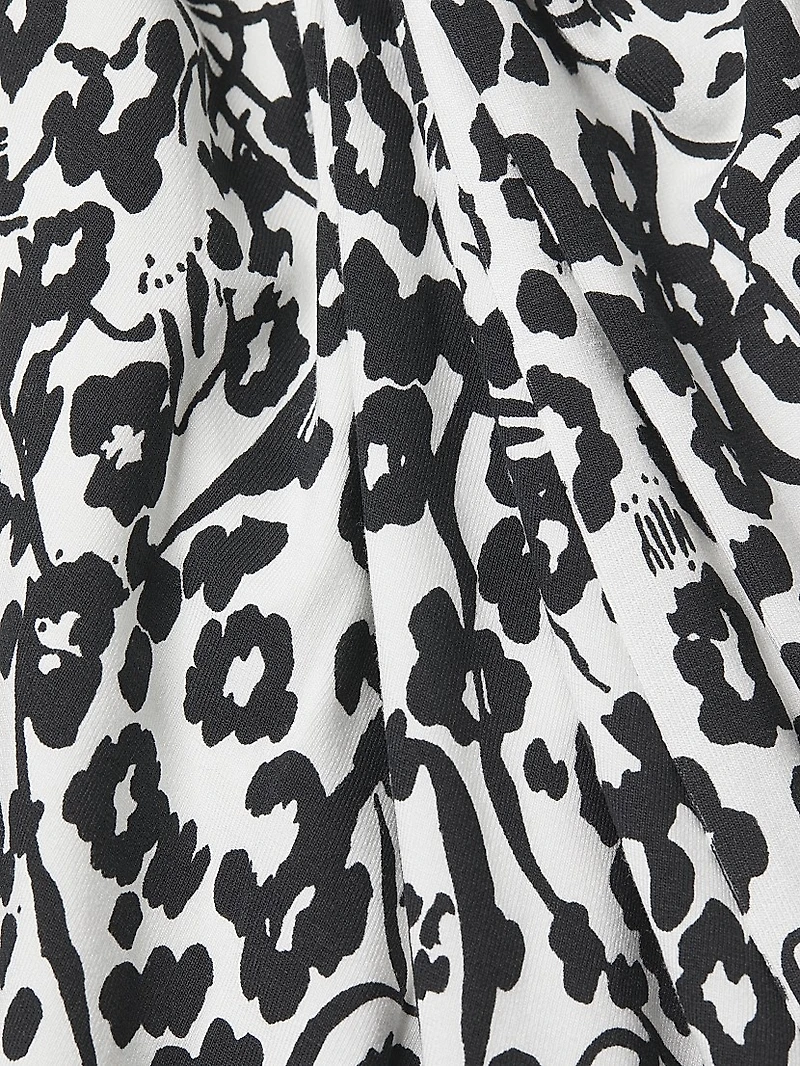 Odella V-Neck Midi-Dress