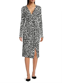 Odella V-Neck Midi-Dress