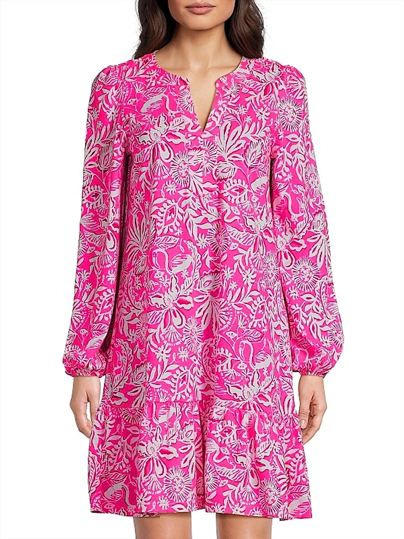 Alyssa Long-Sleeve Dress