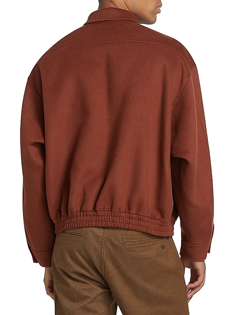 Aziz Collared Wool Jacket