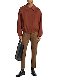 Aziz Collared Wool Jacket