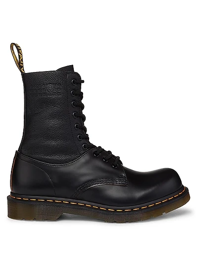Dr. Martens x MM6 Maison Margiela Twisted 10-Eye Leather Boots