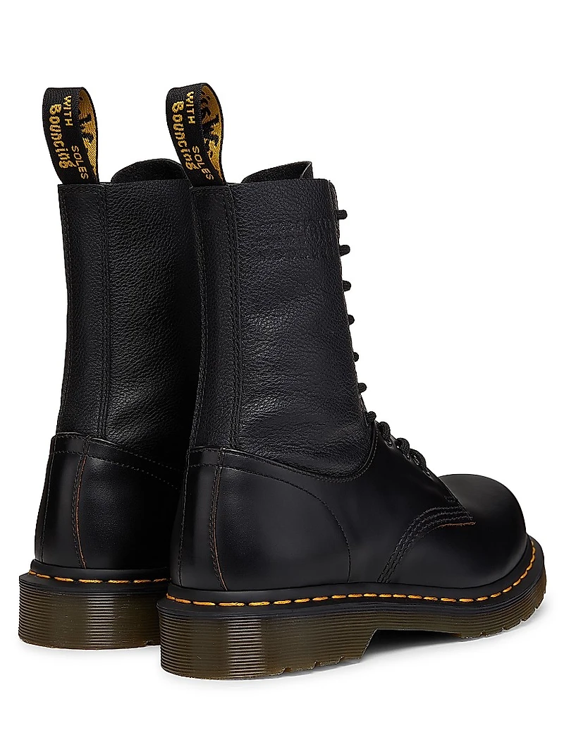 Dr. Martens x MM6 Maison Margiela Twisted 10-Eye Leather Boots