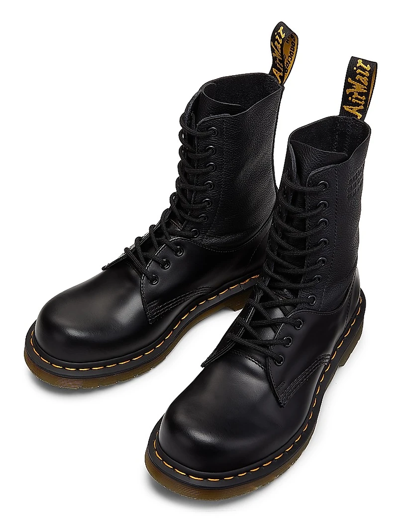 Dr. Martens x MM6 Maison Margiela Twisted 10-Eye Leather Boots