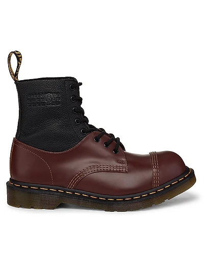 Dr. Martens x MM6 Maison Margiela 1460 Twisted & Reimagined Steel-Toe Trunk Boots
