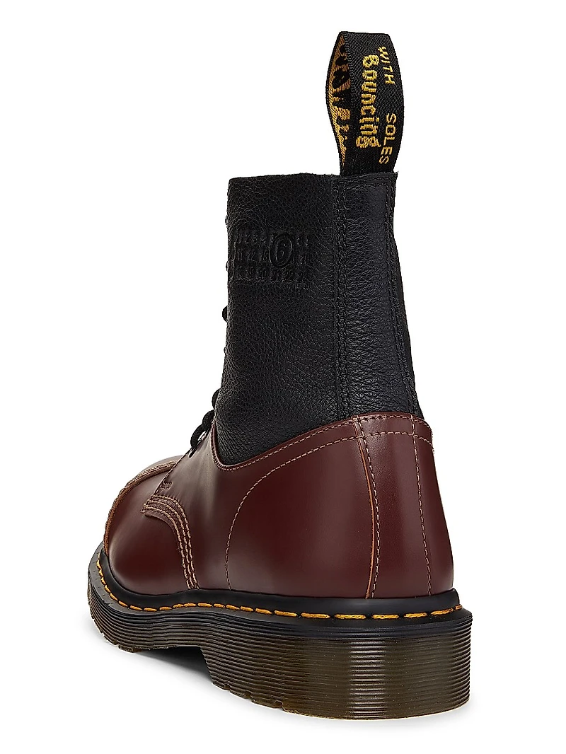 Dr. Martens x MM6 Maison Margiela 1460 Twisted & Reimagined Steel-Toe Trunk Boots