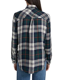 Kendra Plaid Button-Up Shirt