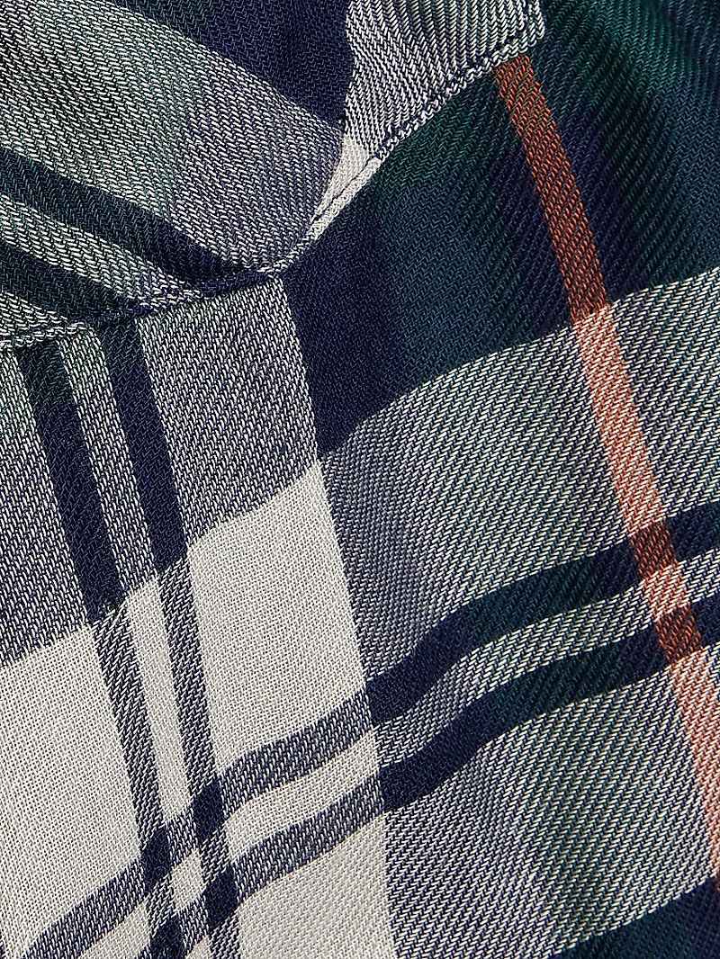 Kendra Plaid Button-Up Shirt