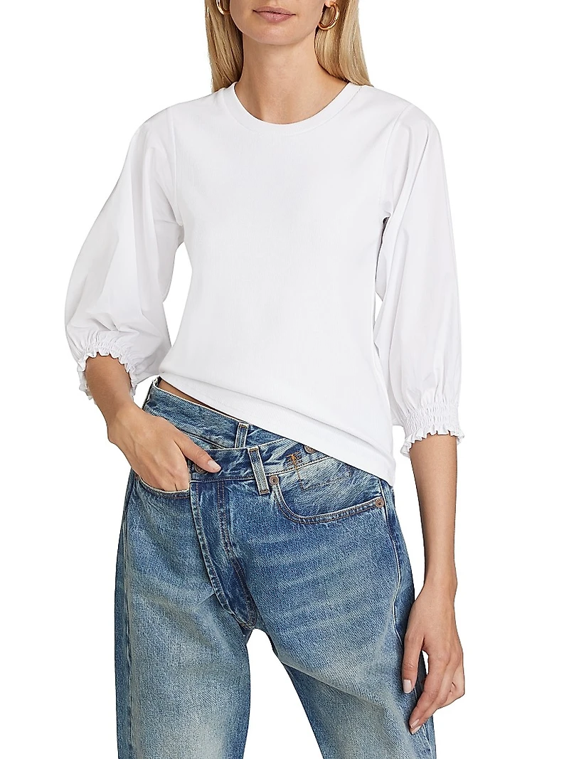 Landyn Cotton-Blend Top