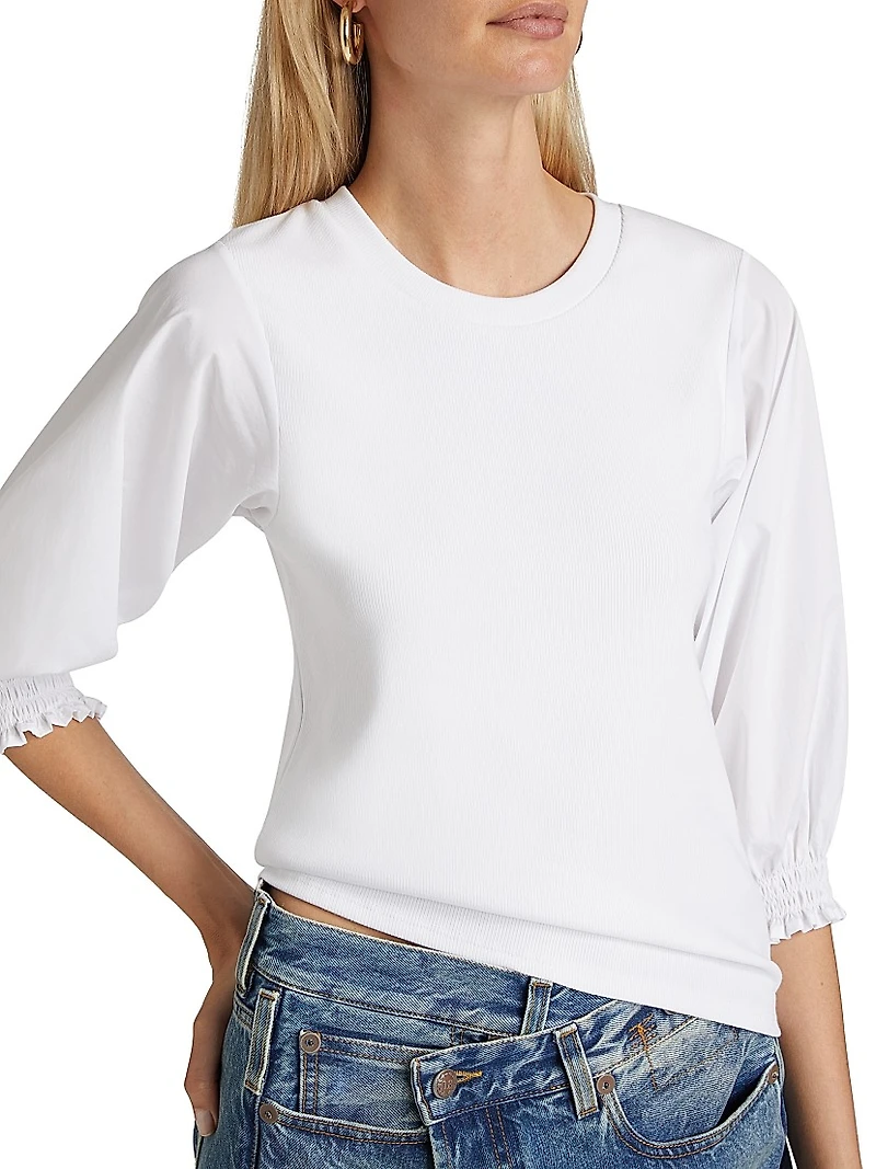 Landyn Cotton-Blend Top