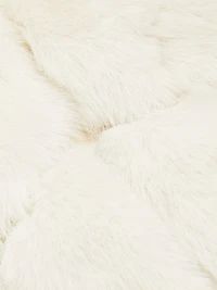 Rosario Chevron Faux-Fur Vest