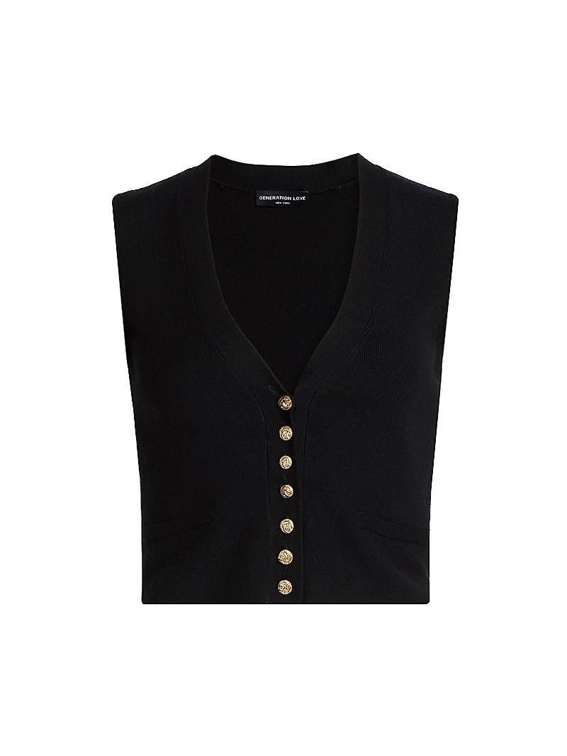 Mailan Rib-Knit Vest