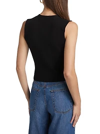 Mailan Rib-Knit Vest