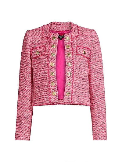 Karson Shimmer Tweed Jacket