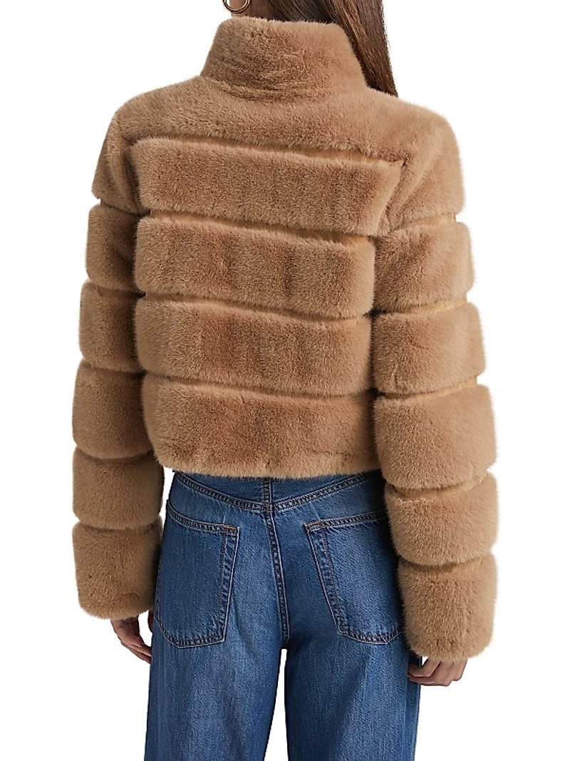 Tala Faux Fur Bomber Jacket