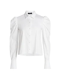 Lyra Stretch Cotton Poplin Shirt