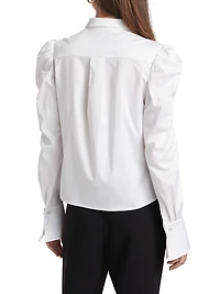 Lyra Stretch Cotton Poplin Shirt