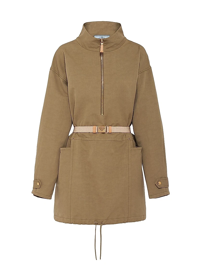 Panama Cotton Mini-Dress