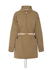 Panama Cotton Mini-Dress