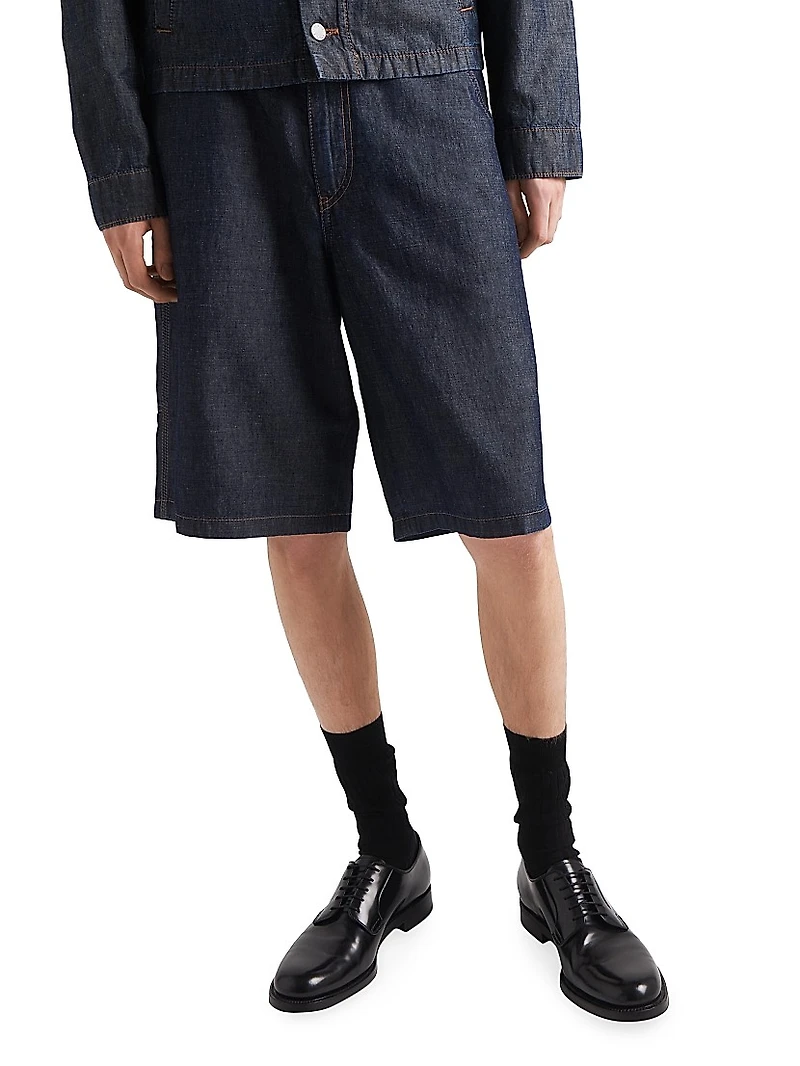 Chambray Bermudas