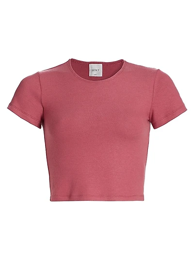 Lauren Slim-Fit Crop T-Shirt
