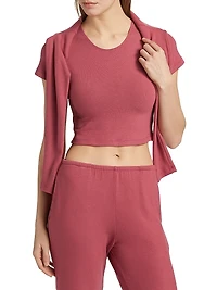 Lauren Slim-Fit Crop T-Shirt