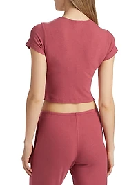 Lauren Slim-Fit Crop T-Shirt