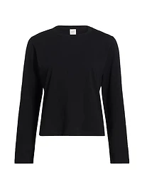 Margo Cotton Long-Sleeve T-Shirt